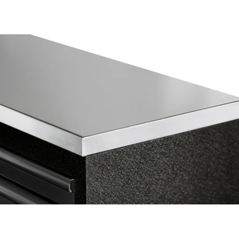 Mobilier d'Atelier d'Angle 3 Éléments MOBILIO BLK Kraftwerk - 3964R-BLK