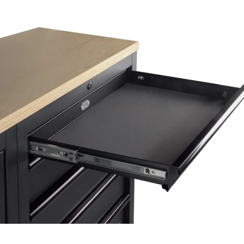 Mobilier d'Atelier d'Angle 3 Éléments MOBILIO BLK Kraftwerk - 3964R-BLK