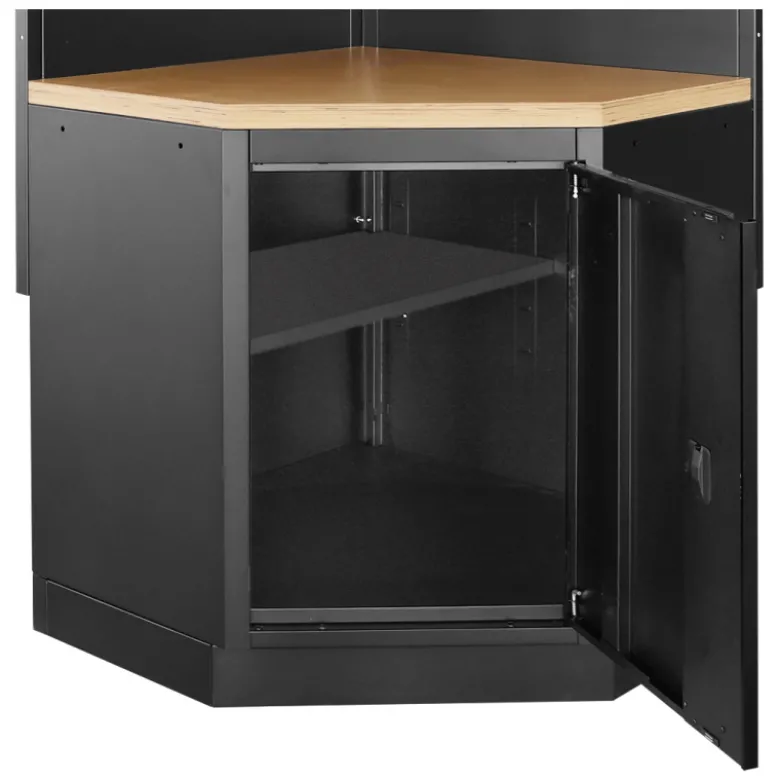Mobilier d'Atelier d'Angle 3 Éléments MOBILIO BLK Kraftwerk - 3964R-BLK