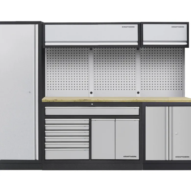 Mobilier d'atelier large 3 éléments Hêtre MOBILIO KRAFTWERK - 3964S-002