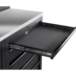 Mobilier d'Atelier 8 Éléments avec Servante MOBILIO BLK KRAFTWERK - 3964Q-BLK