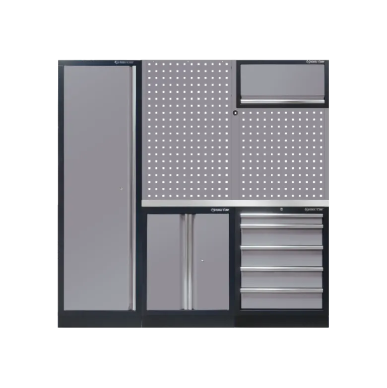 Mobilier d'atelier 3 Éléments - Gris Plan De Travail Inox King Tony - 87D11AKGLS
