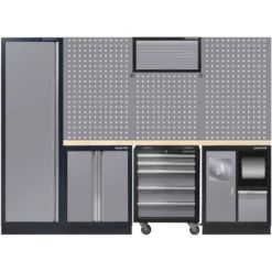 Mobilier D'Atelier 4 Éléments - Gris King Tony - 87D11AKGT