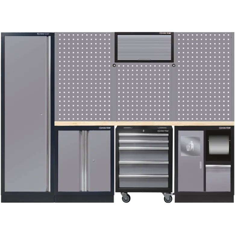 Mobilier D'Atelier 4 Éléments - Gris King Tony - 87D11AKGT