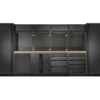 Mobilier d'Atelier 6 Éléments MOBILIO BLK 9 Tiroirs Kraftwerk - 3964F-BLK