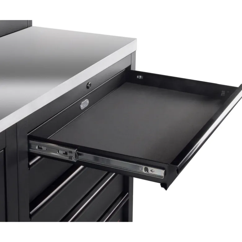 Mobilier d'Atelier 6 Éléments MOBILIO BLK 9 Tiroirs Kraftwerk - 3964F-BLK