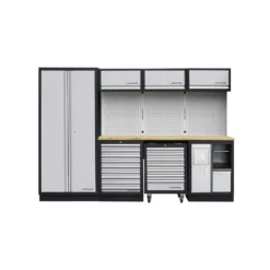 Mobilier d'atelier modulaire avec servante 4 éléments MOBILIO KRAFTWERK