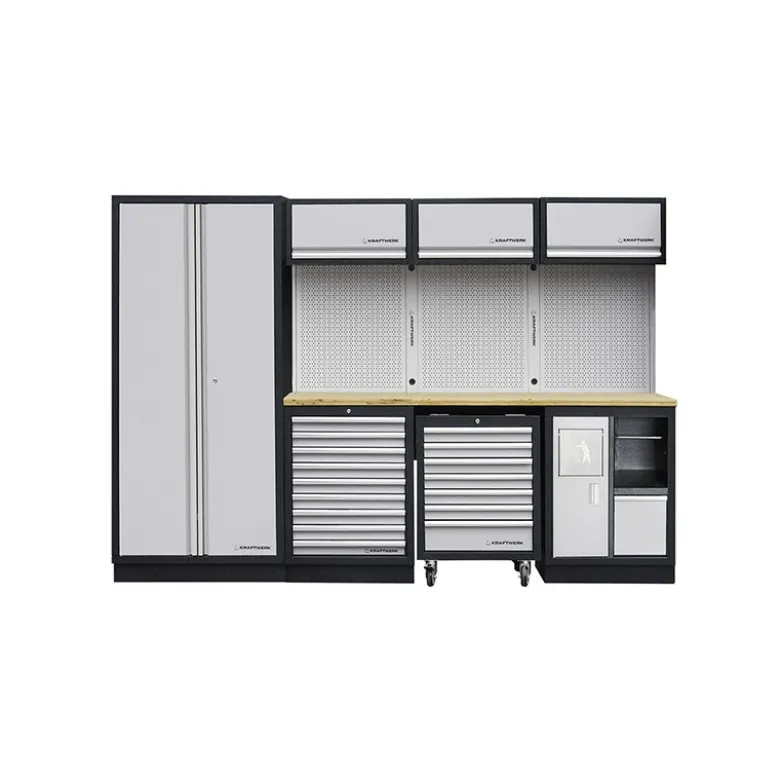 Mobilier d'atelier modulaire avec servante 4 éléments MOBILIO KRAFTWERK