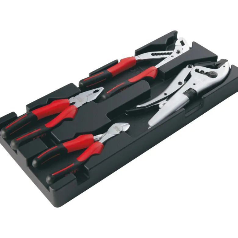 Module Abs 1/3 De 4 Pinces Chromees Polies SAM Outillage - P16-J4M