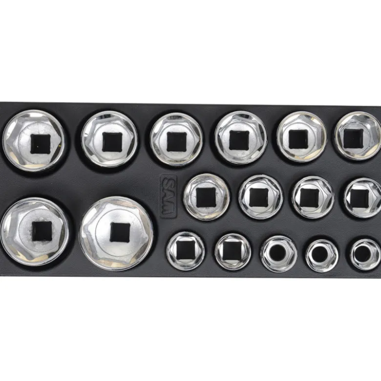 Module Abs 1/3 - 17 Douilles 3/4'' 6 Pans En Mm SAM Outillage - 78-CH17M