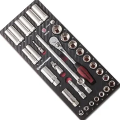 Module de douilles 3/8" EVA3 32 pièces KRAFTWERK 4903-02