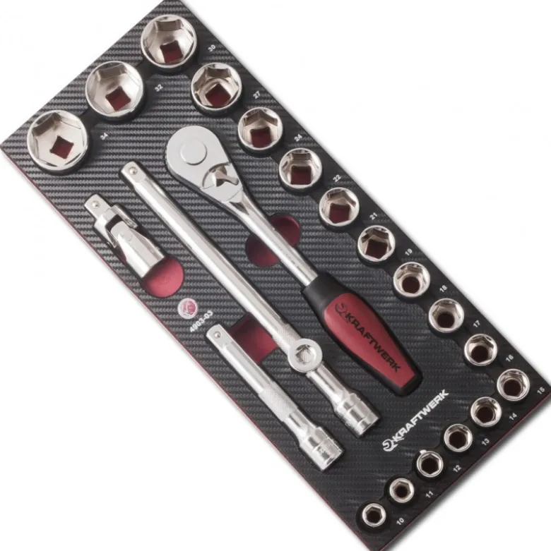 Module de douilles 1/2" EVA3 22 pièces KRAFTWERK 4903-03