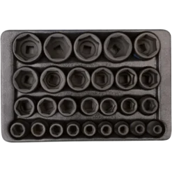 Module Douilles À Chocs 6 Pans 1/2" 27 Pièces King Tony - 94427MP