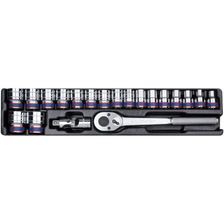 Module Douilles 1/2" 6 Pans - 20 Pièces King Tony - 94319MR02