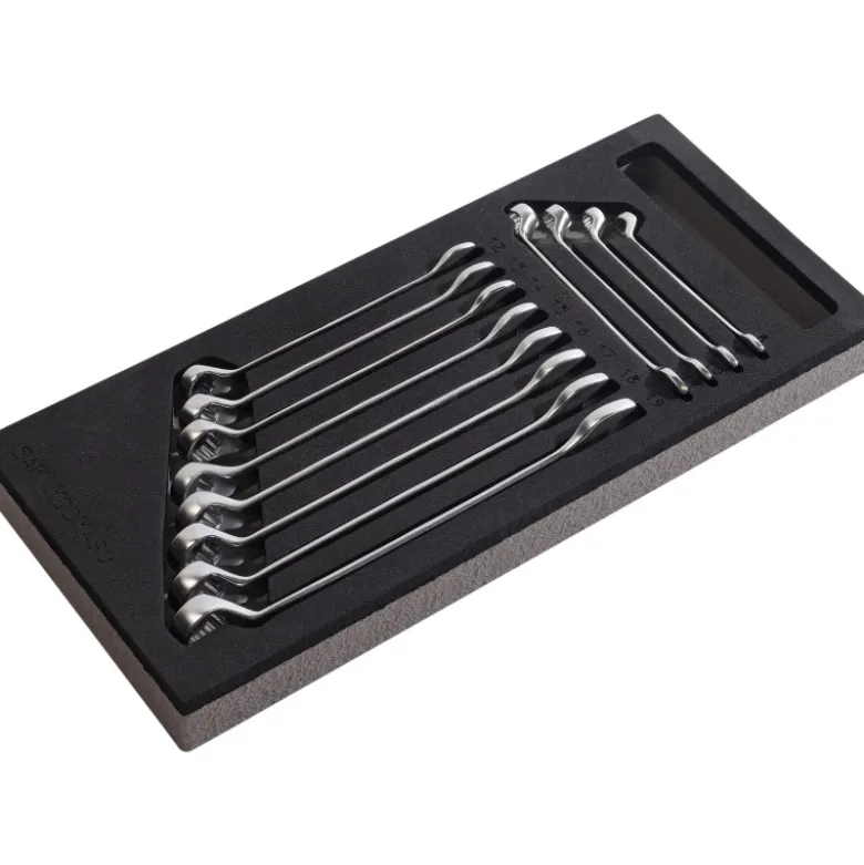 Module Mousse 1/3 De 9 Cles Mixtes Contre-Coudees 8-19 Mm SAM Outillage - 53-J9MM