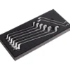 Module Mousse 1/3 De 9 Cles Polygonales Contre-Coudees En Mm SAM Outillage - 105-J9MM