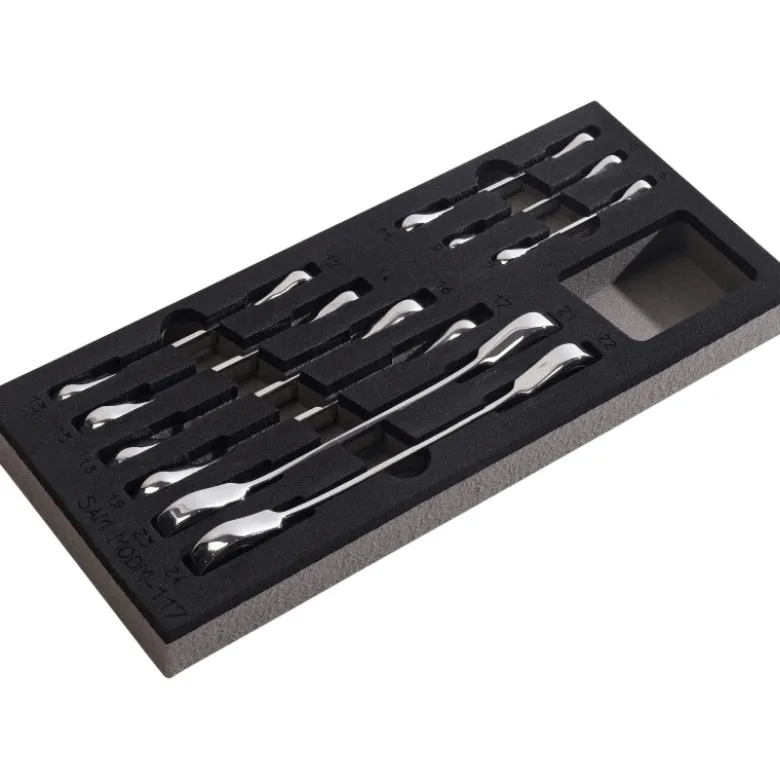 Module Mousse 1/3 De 9 Cles Polygonales A Cliquet SAM Outillage - 106C-J9MM
