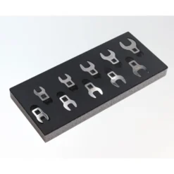 Module Mousse 1/3 De 10 Embouts Crowfoot 3/8'' En Mm SAM Outillage - JCF-J10MM