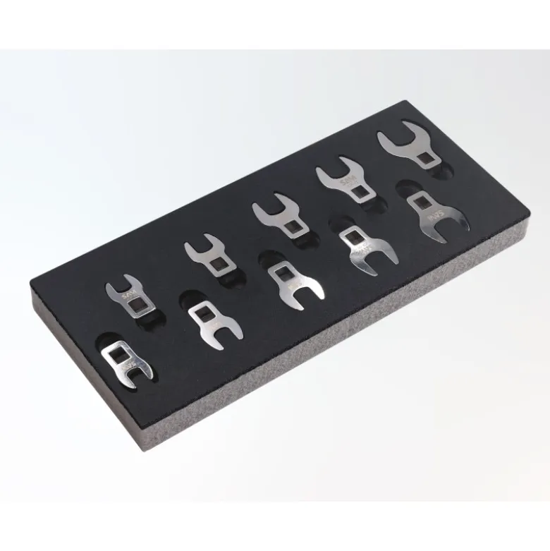 Module Mousse 1/3 De 10 Embouts Crowfoot 3/8'' En Mm SAM Outillage - JCF-J10MM