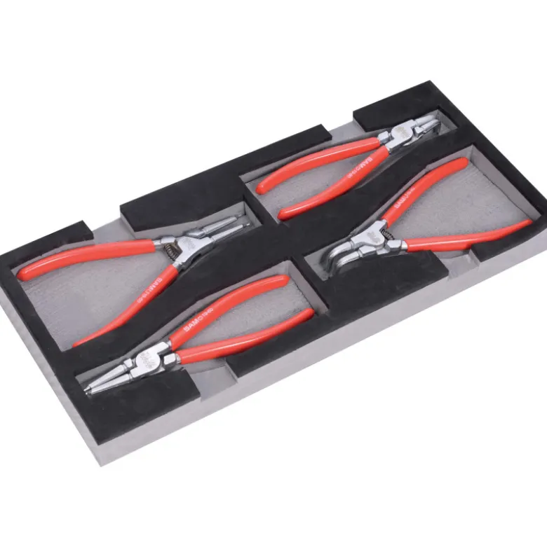 Module Mousse 1/3 De 4 Pinces Circlips SAM Outillage - 190-J4MM