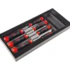 Module Mousse 1/3 De 7 Tournevis Bi-Matiere Fente - Pozidriv SAM Outillage - T-PZJ7MM
