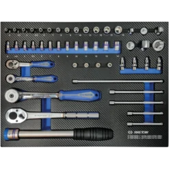 Module Mousse Pour Présentoir 52 Pièces Accessoires 1/2" Et 1/4" King Tony - 975B1MRE1
