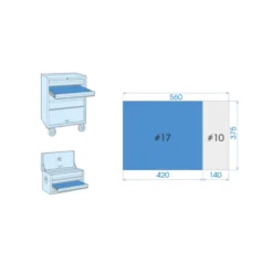 Module Mousse + Pp Douilles Et Accessoires Isolés 1/2" - 32 Pièces King Tony - 945VE02MRV