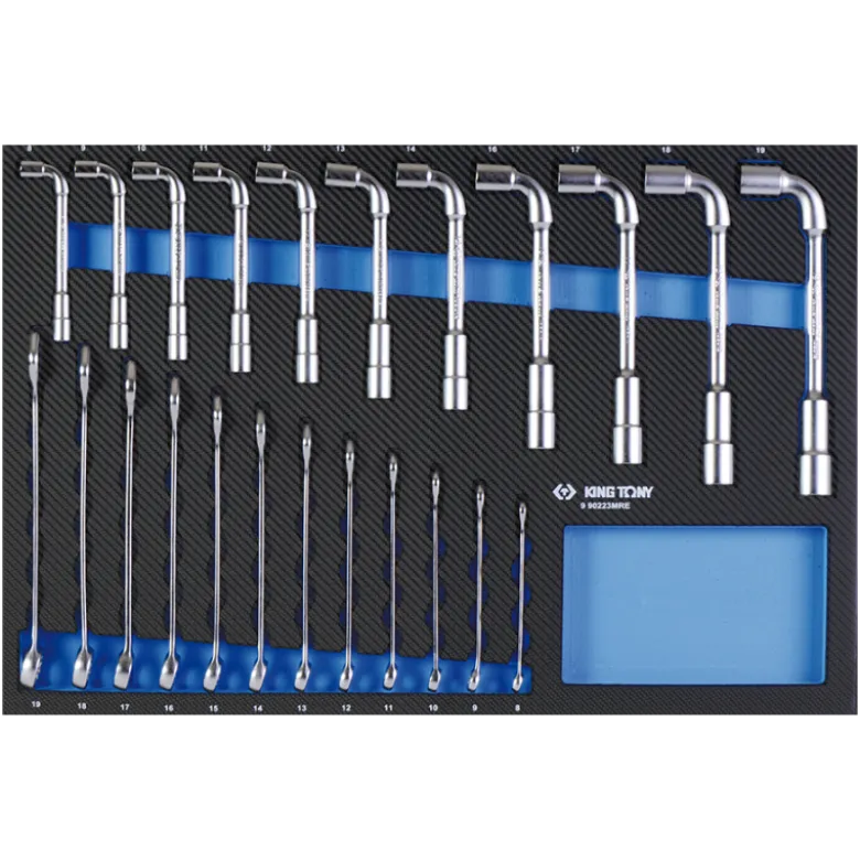 Module Mousse + Pp 23Pcs Clés Mixtes Et À Pipe King Tony - 990223MRE2