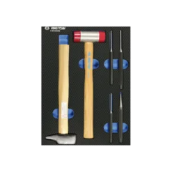 Module Mousse + Pp 6Pcs Marteaux Chasses King Tony - 990106SRE
