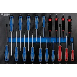 Module Mousse + Pp 19Pcs Tournevis Et Outils De Frappe King Tony - 990319PRE