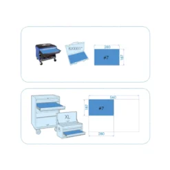Module Mousse + Pp 12 Pièces Clés Mixtes À Cliquet King Tony - 910112MRE