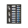 Module Mousse + Pp 21 Pièces Douilles Longues 1/2" 12Pans King Tony - 94221MRE
