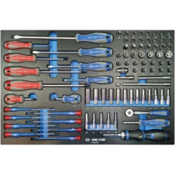 Module Mousse + Pp 93 Pièces 1/4" 4-14Mm King Tony - 92593MRE