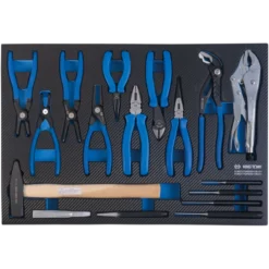 Module Mousse + Pp Pinces Et Outils De Frappe 17 Pcs King Tony - 990217GRE04