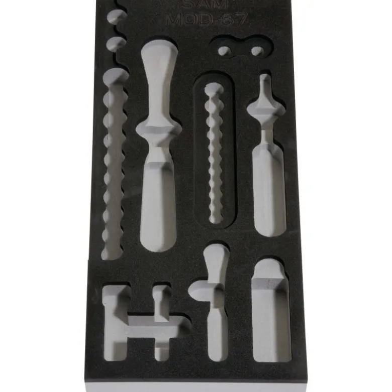 Module Mousse 1/3 Vide Pour Douilles Et Accessoires 1/4'' SAM Outillage - MOD-67