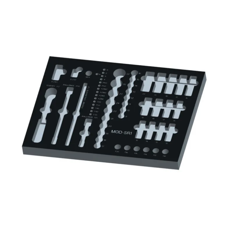 Module Mousse 3/3 Vide Tiroir N° 1 Servante Service Rapide SAM Outillage - MOD-SR-1