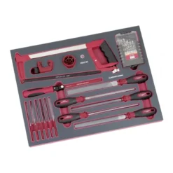 Module 35 pièces d'outils limes et scies plus forets COMPLETO EVA KRAFTWERK 4902-06