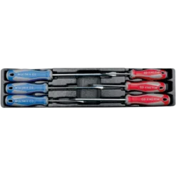 Module Thermoformé 6 Tournevis Plats Et Phillips King Tony - 930106MR