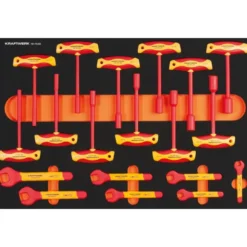 Module VDE de clé à fourche et à douille 19 pièces KRAFTWERK 105.110.004