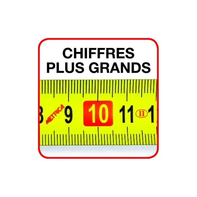 Mètre ruban Rubber Touch 5m - METRICA