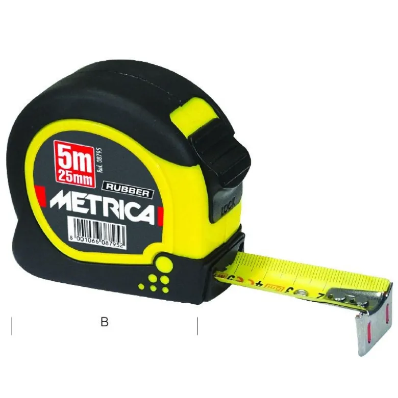 Mètre ruban Rubber Touch 5m - METRICA