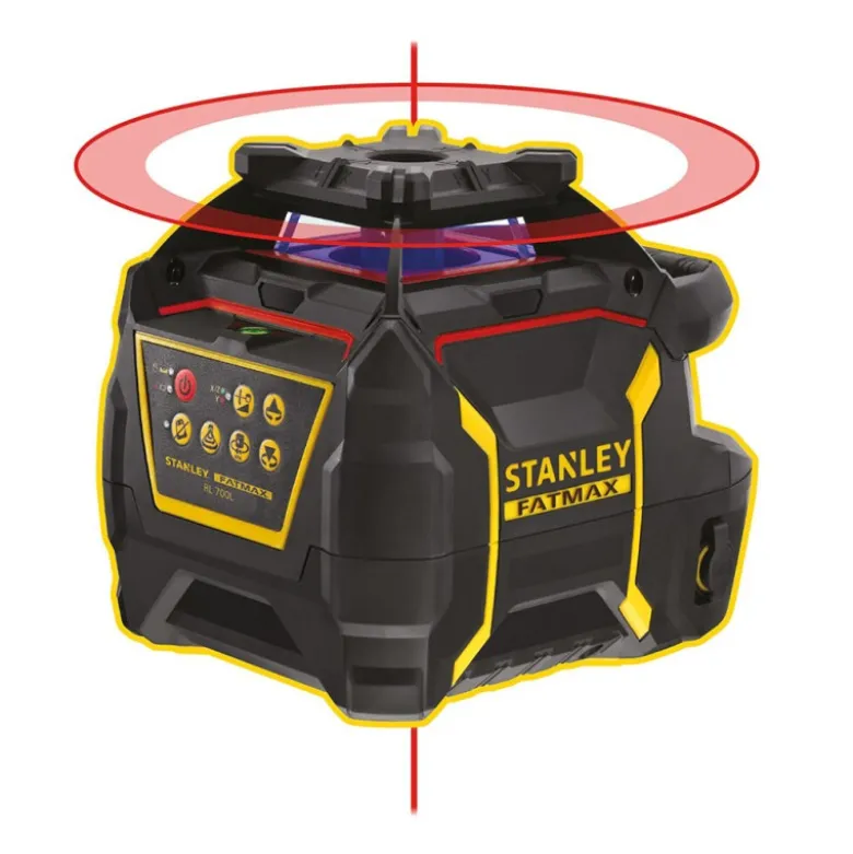 Niveau laser rotatif FatMax RL600L Li-Ion rouge portée 60m - STANLEY 77449-1