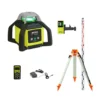 Niveau laser Rotatif Horizontal H4 Green avec Récepteur Millimétrique- METRICA 89320