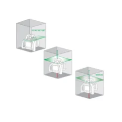 Niveau laser Rotatif Horizontal H4 Green avec Récepteur Millimétrique- METRICA 89320