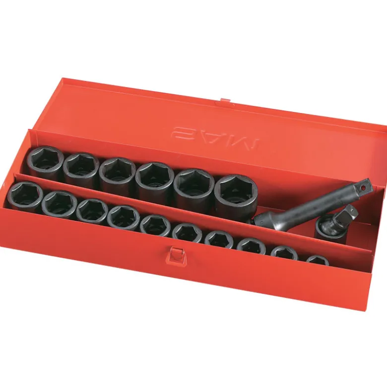 Outil Impact 3/4'' De 19 A 42 Mm - Coffret De 18 SAM Outillage - 72-NC18