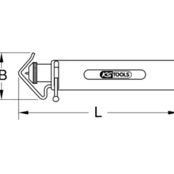 Outils à dégainer universel KS TOOLS 115.1256