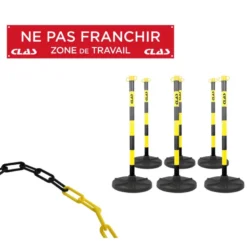 Pack balisage signalisation zone de travail 25m CLAS - EG 0012