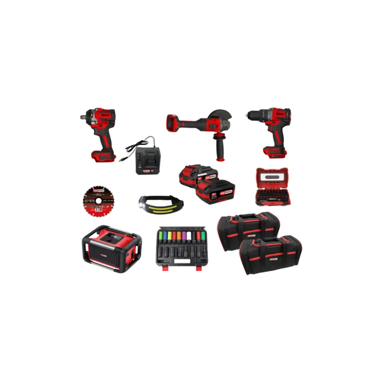 Pack d'outils électroportatifs 11 pièces 18V KS TOOLS - 515.4731F-A1