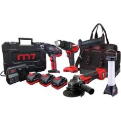Pack d’outils électroportatifs 18v - 5Ah M7 - M7PACKV8