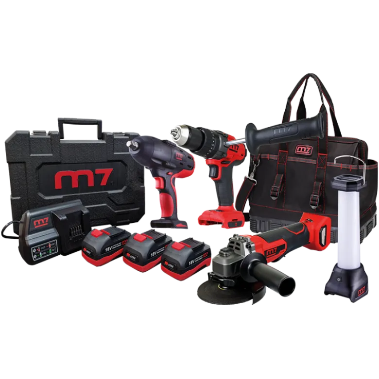 Pack d’outils électroportatifs 18v - 5Ah M7 - M7PACKV8